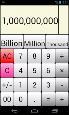 Easy Input Calculator android App screenshot 2